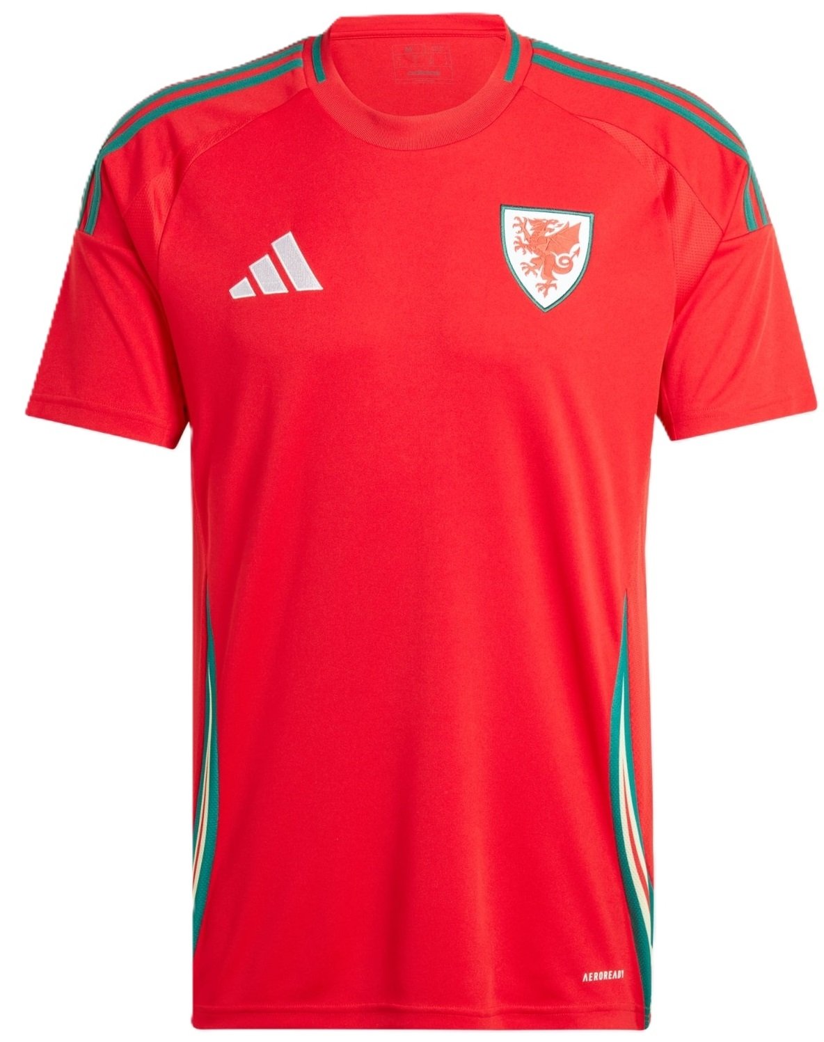 Camisa I Seleção do País de Gales 2024 Adidas oficial 